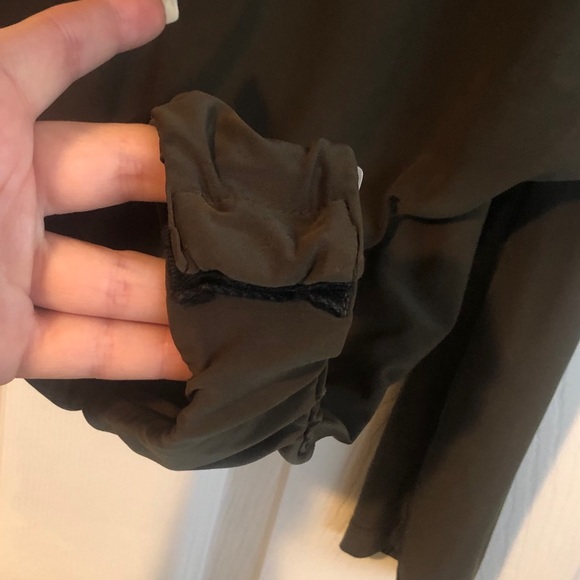 Silky Olive Green Bodysuit - Picture 4 of 5